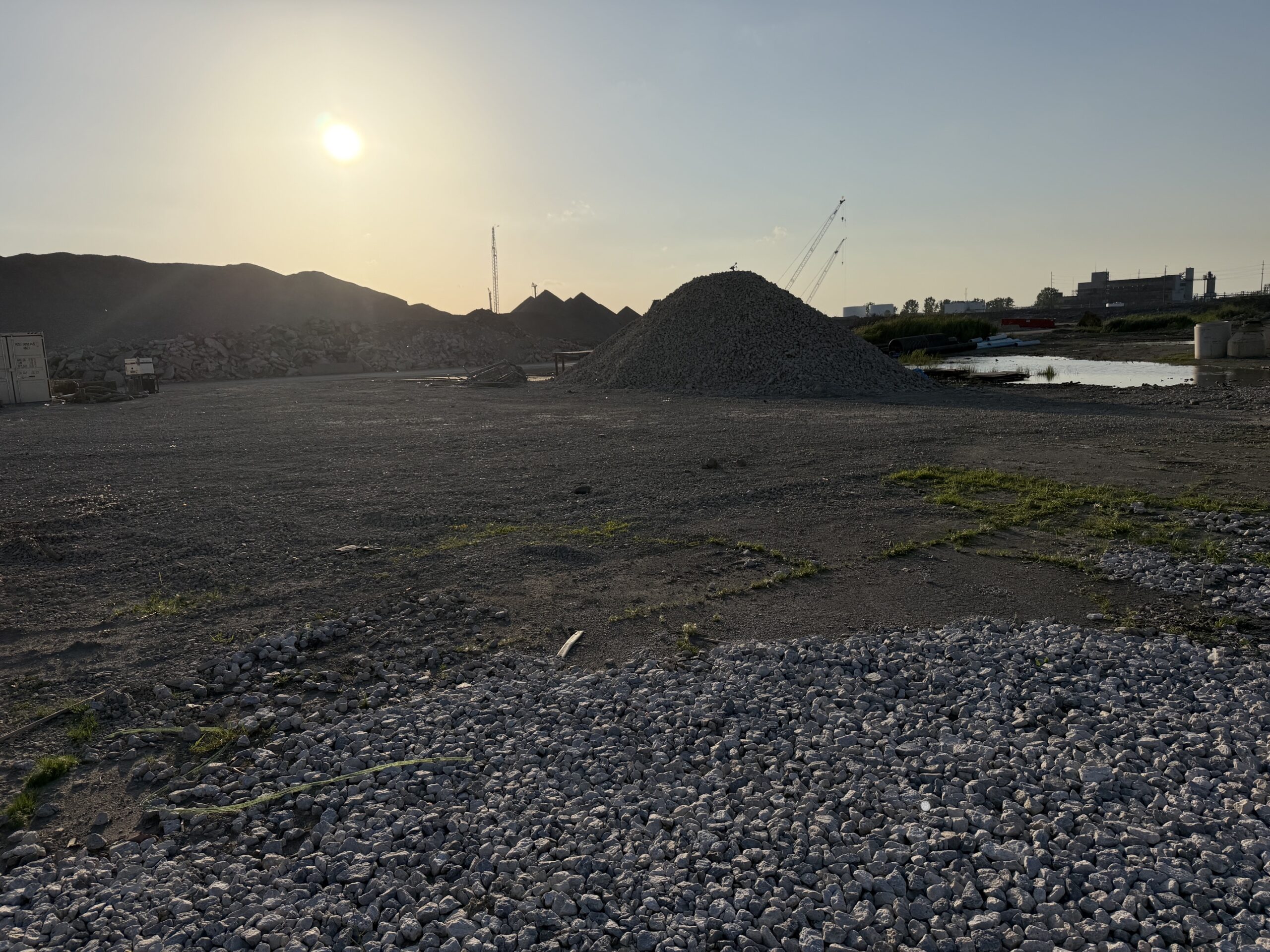Browns stadium construction site